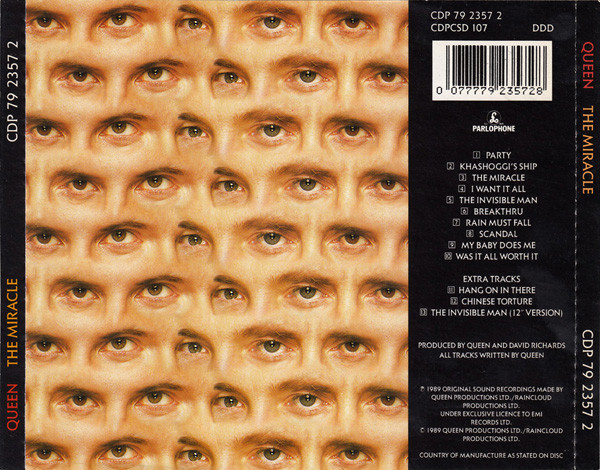 Queen  The Miracle : Back